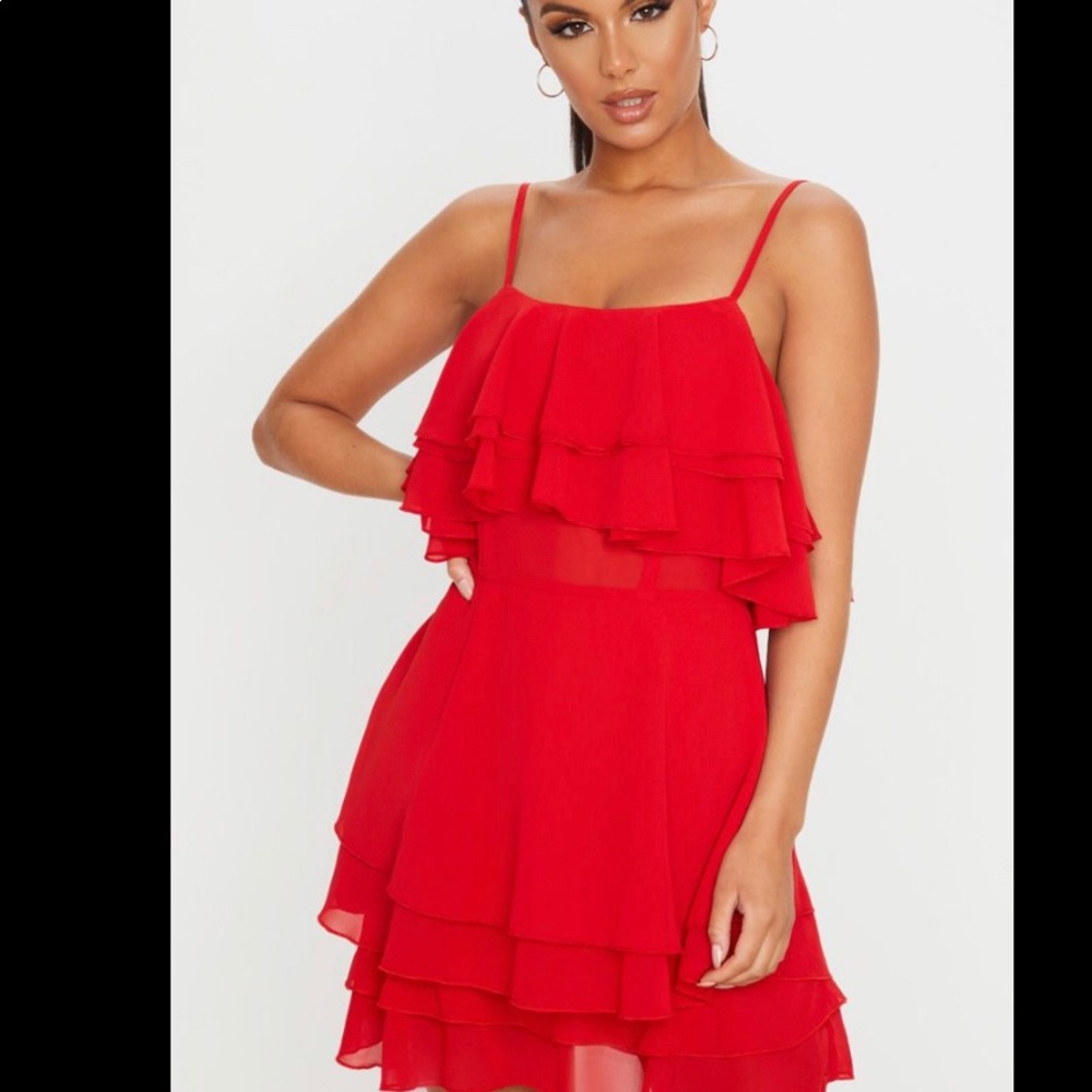 Red mini Dress